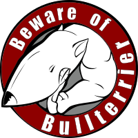 beware of bullterrier