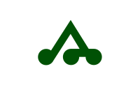 Flag of Kazamaura, Aomori