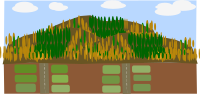 a landscape with mountains in Japan