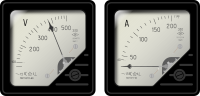 Voltmeter and ammeter