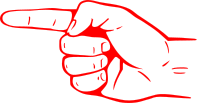 Pointing finger by Rones