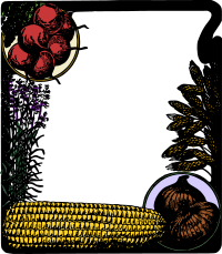 Veggies Frame - Colour