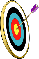 Arrow in the gold