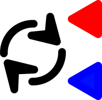 Simple cadence icon with min/max indicator