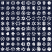 snowflake decoration megapack