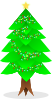 Christmas tree vector