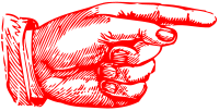 pointing hand with no white