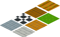 isometric floor tile