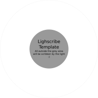 LightScribe CD DVD Template