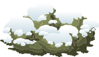 Alpine Landscape Snow Bush 01a Al1