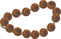 Artifact Necklace Redtigereye
