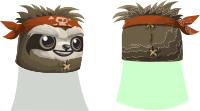 Avatar Wardrobe Hat GlitchamaphoneSlothMask
