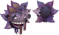 Avatar Wardrobe Hat Purpleflower Mask