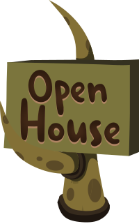 Firebog Open House Sign