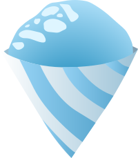 Food Sno Cone Blue