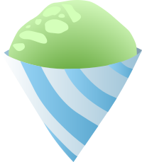Food Sno Cone Green