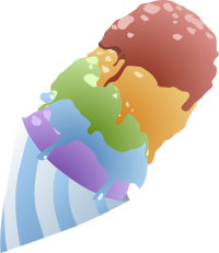 Food Sno Cone Rainbow