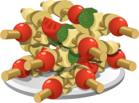 Food Super Veggie Kebabs