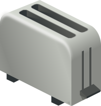 isometric toaster
