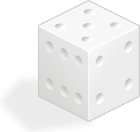 white dice