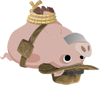 Inhabitants Hogtied Piggy Explorer