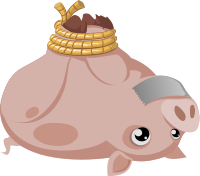 Misc Hogtied Piggy