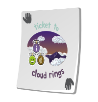 Misc Paradise Ticket Cloud Rings