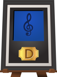 Trophy Music D Blue