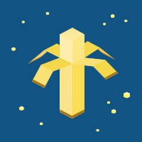 Abstract Banana into Space