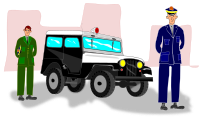 jeep de policia anos 60