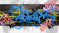 graffiti piece