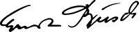 Ernst Busch Signature