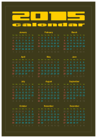 Calendar 2015