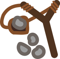 Slingshot With Stones