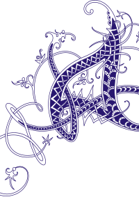 intricate-letter-A