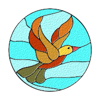 Bird Stained Glass