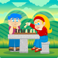 Kids Playing Chess