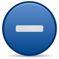 Minus Emblem Icon