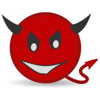Devil face icon
