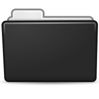 Black Folder Icon