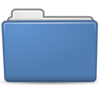 Blue Folder Icon