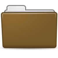 Brown Folder Icon