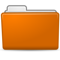 Orange Folder Icon