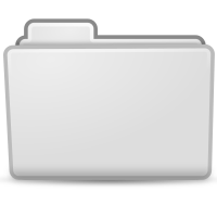 White File Folder Icon