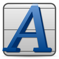 Desktop Font Preferences Icon
