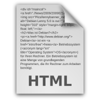 HTML Document Icon