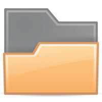 Folder drag accept orange