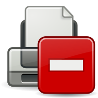 Printer Error Icon