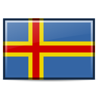 flag aland islands