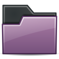 folder violet